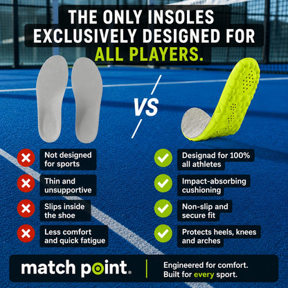 ImpactCore Sport Insoles – Play longer, pain-free.