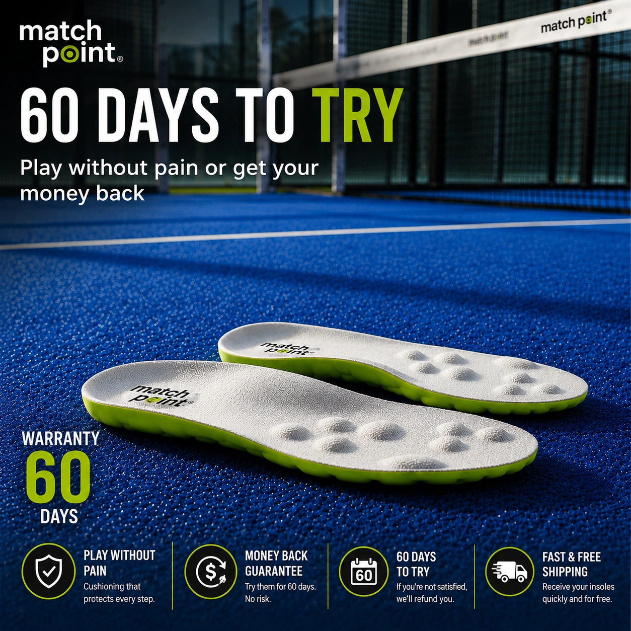 ImpactCore Sport Insoles – Play longer, pain-free.